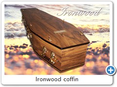 Ironwood coffin